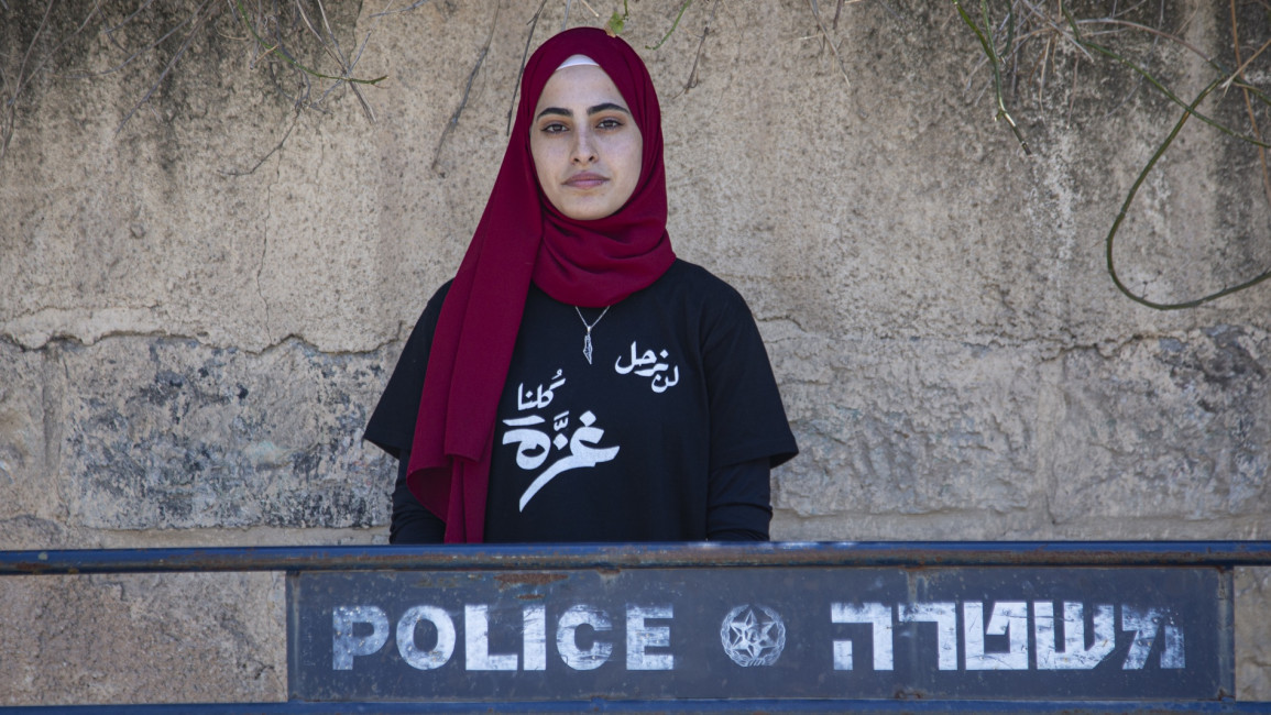 Muna al-Kurd, a Palestinian activist in Jerusalem 