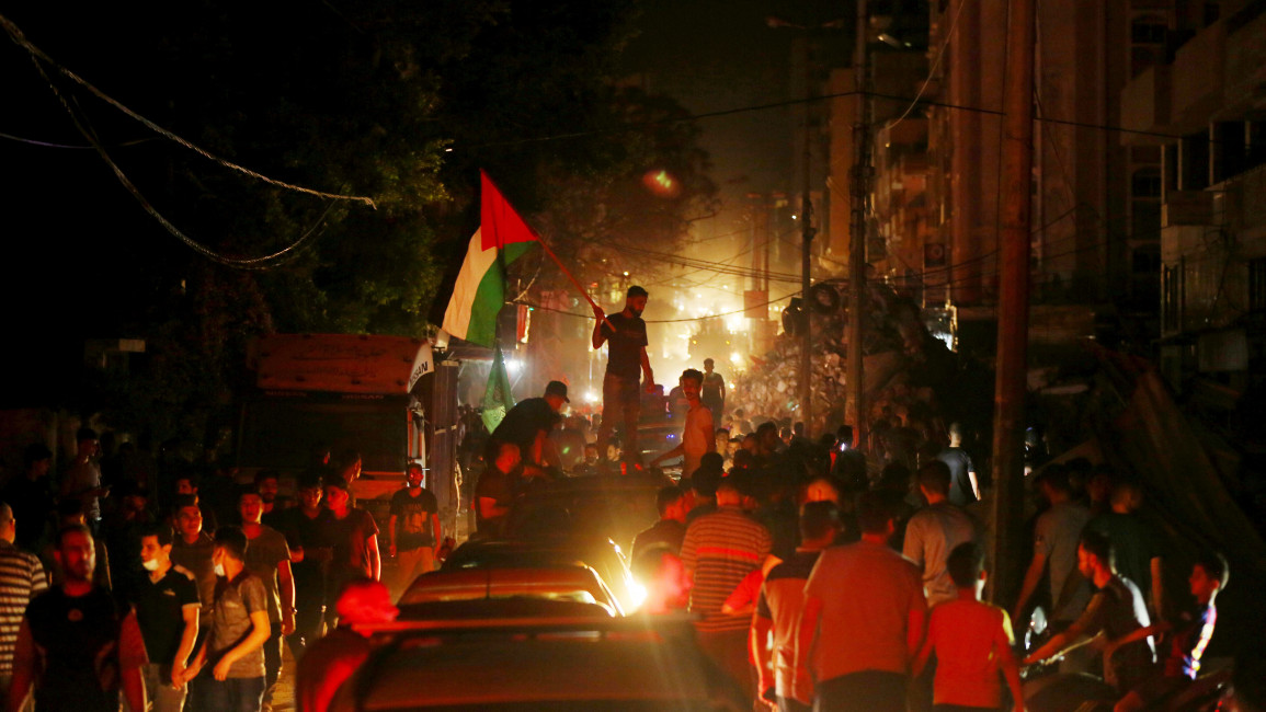 Ceasefire celebrations in Gaza City. May 21, 2021 [Getty]