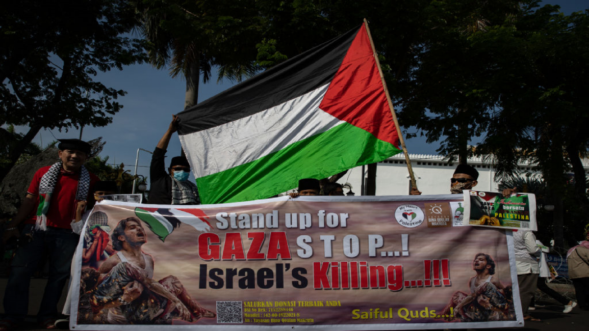 Palestine protest in Indonesia