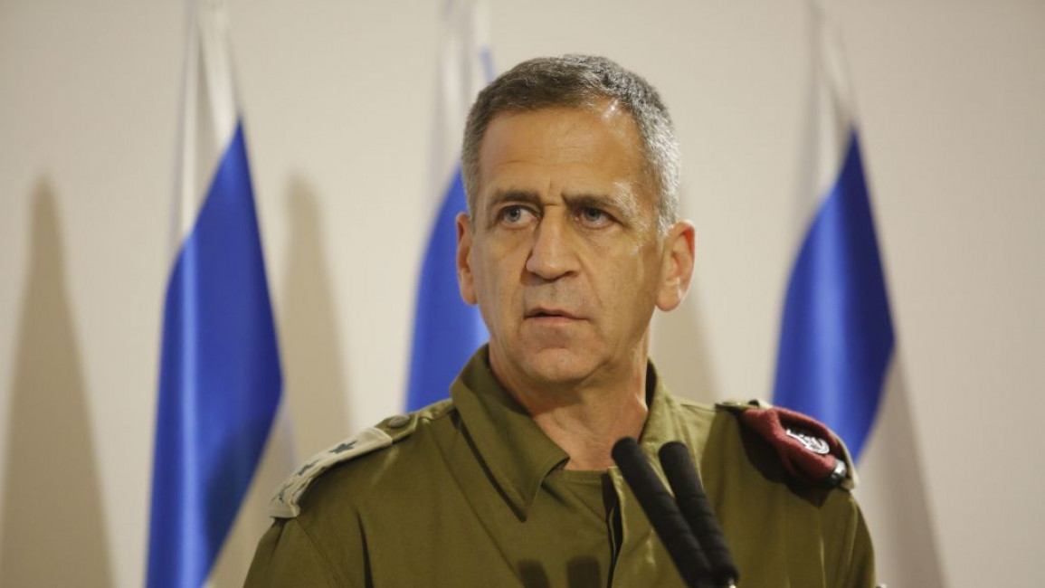 The Israeli army's Chief of the General Staff, Aviv Kochavi