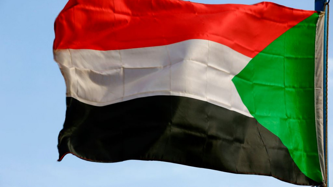 A Sudanese flag