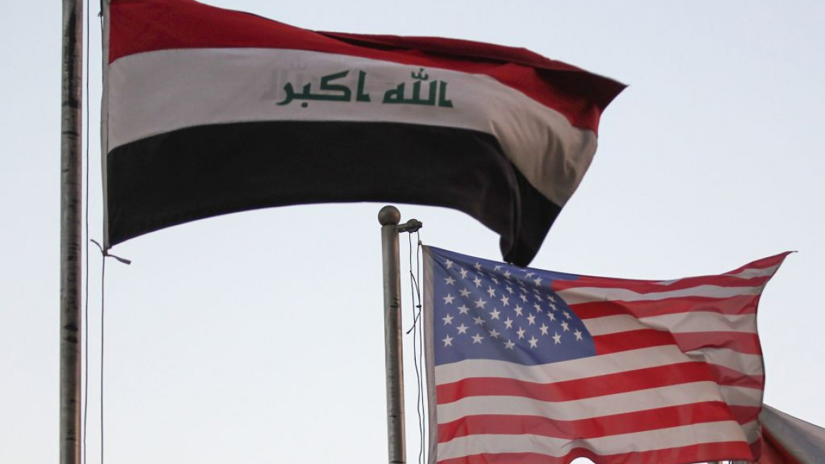 Iraq US Flag