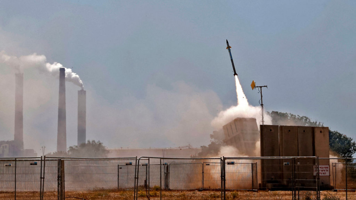 Israel has previously used the Iron Dome defence system against Hamas rockets [Getty]