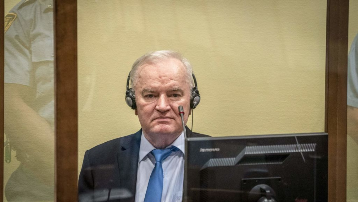 Ex-Bosnian Serb military chief Ratko Mladic hears the final verdict on appeal against his genocide conviction over the 1995 Srebrenica massacre, Europe's worst act of bloodshed since World War II, on 8 June, 2021. [Getty]