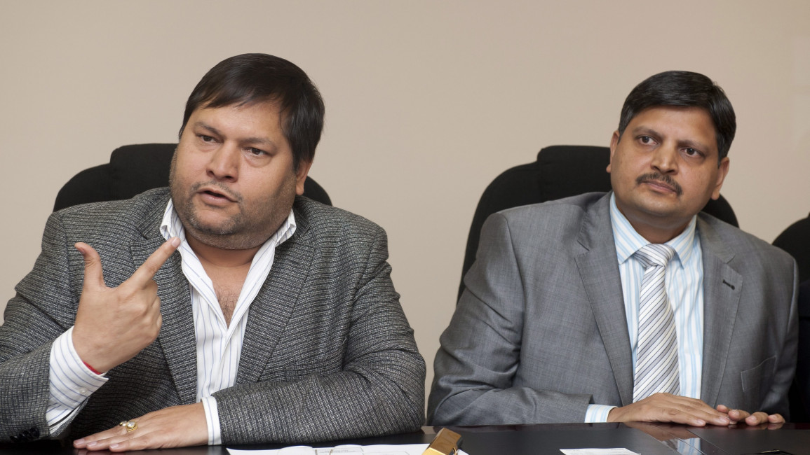 JOHANNESBURG, SOUTH AFRICA - 2 March 2011: Indian businessmen, Ajay Gupta (R) and younger brother Atul Gupta at a one on one interview with Business Day in Johannesburg, South Africa on 2 March 2011 regarding their professional relationships. (Photo by Gallo Images via Getty Images/Business Day/Martin Rhodes)