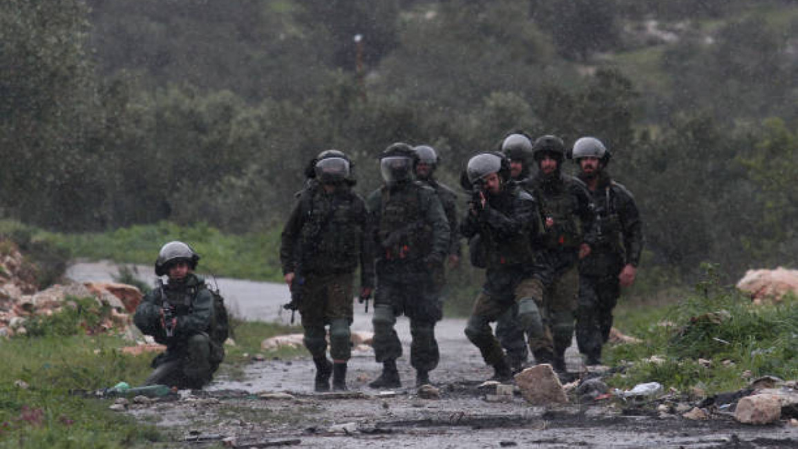 Israeli forces in Kar Qaddoum