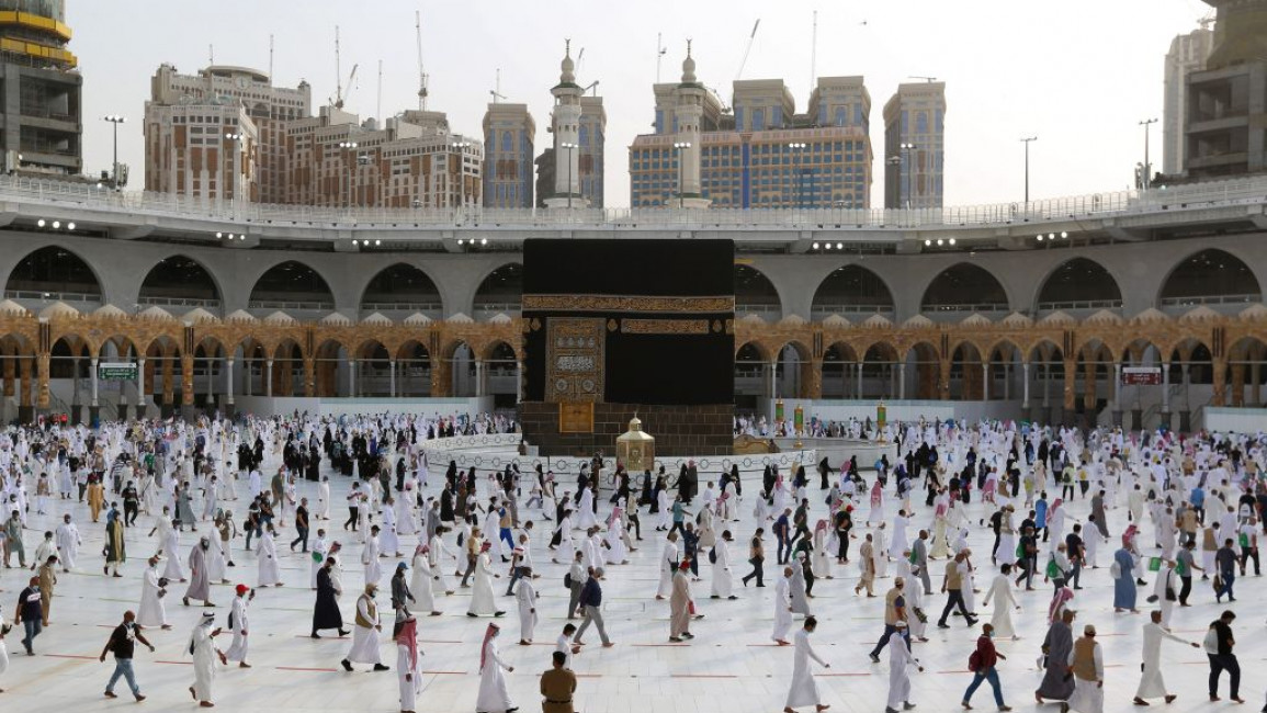 The number of pilgrims able to visit Mecca has been severely restricted due to coronavirus [Getty]