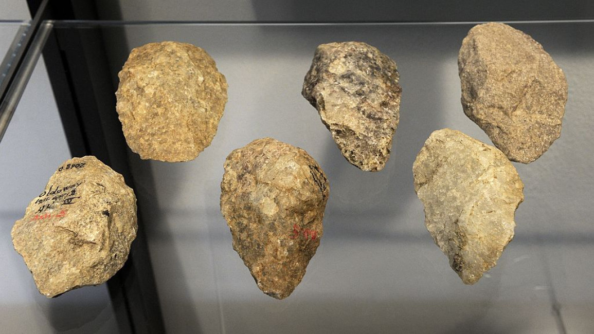 Hand axes. Culture of Homo erectus, know as Acheulian Culture