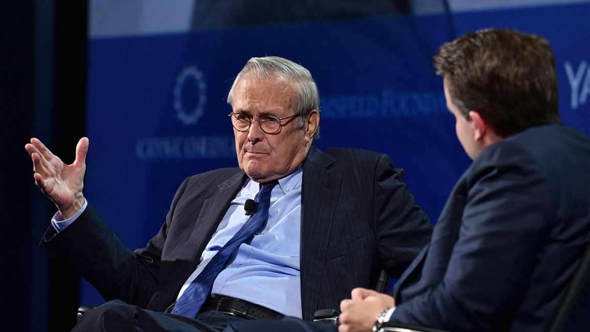  Former Secretary of Defense Donald Rumsfeld. [Getty]