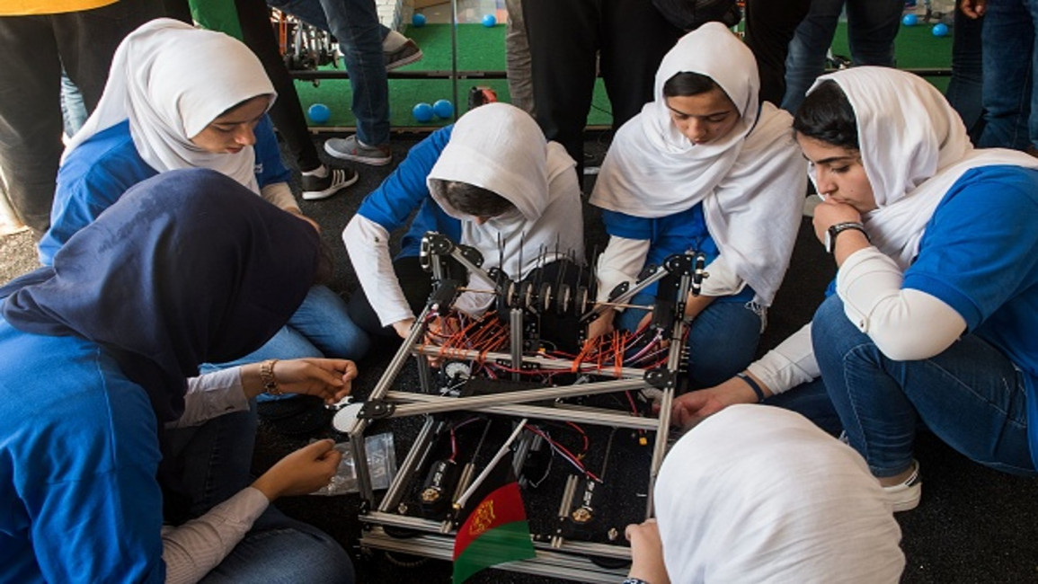 Afghanistan robotics team