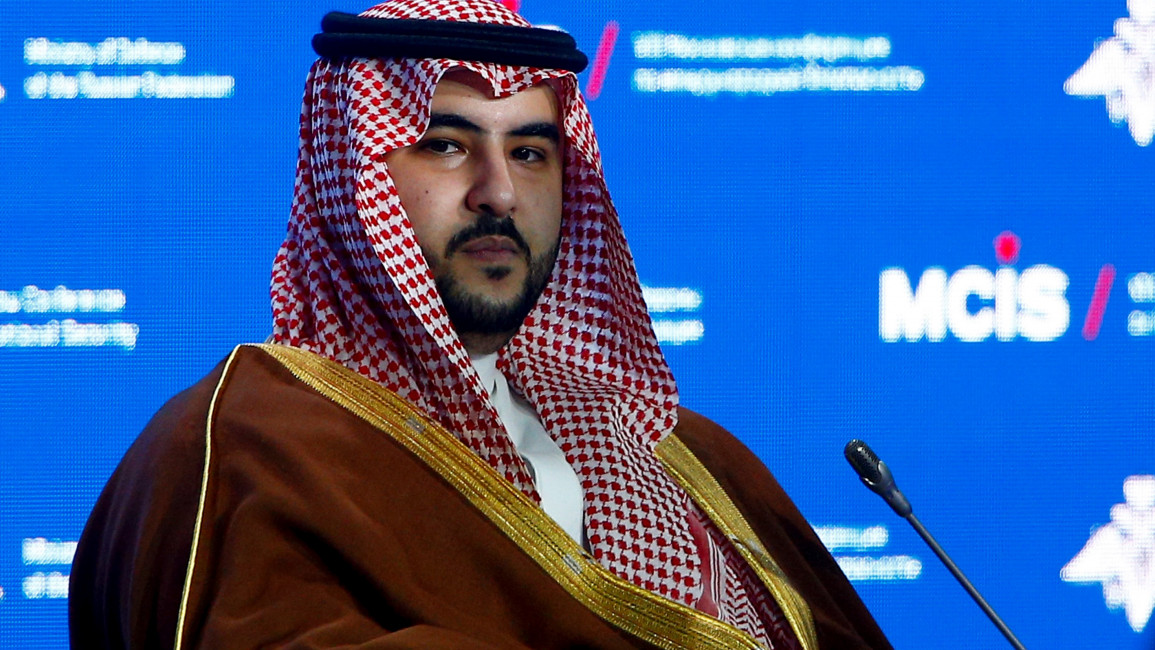 Saudi Arabian Deputy Defence Minister Prince Khalid bin Salman bin Abdulaziz Al Saud