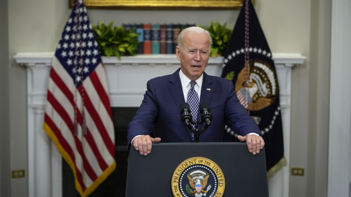 Joe Biden says tens of thousands have already been evacuated [Getty]