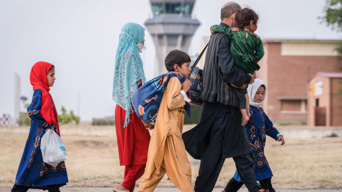 Spain Afghan refugees 
