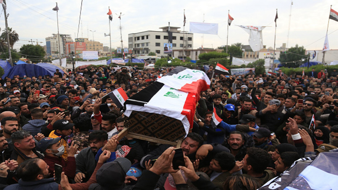 Iraq mourners 