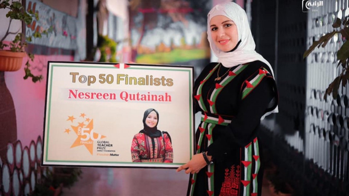 Nesreen Qutainah Global Teacher Prize runner up 2021