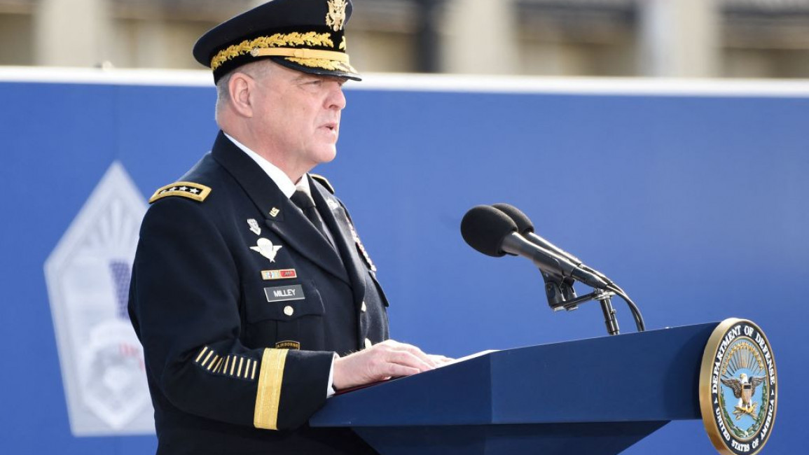 General Mark Milley, chairman of the Joint Chiefs of Staff, will testify in front of the Senate Armed Services Committee 