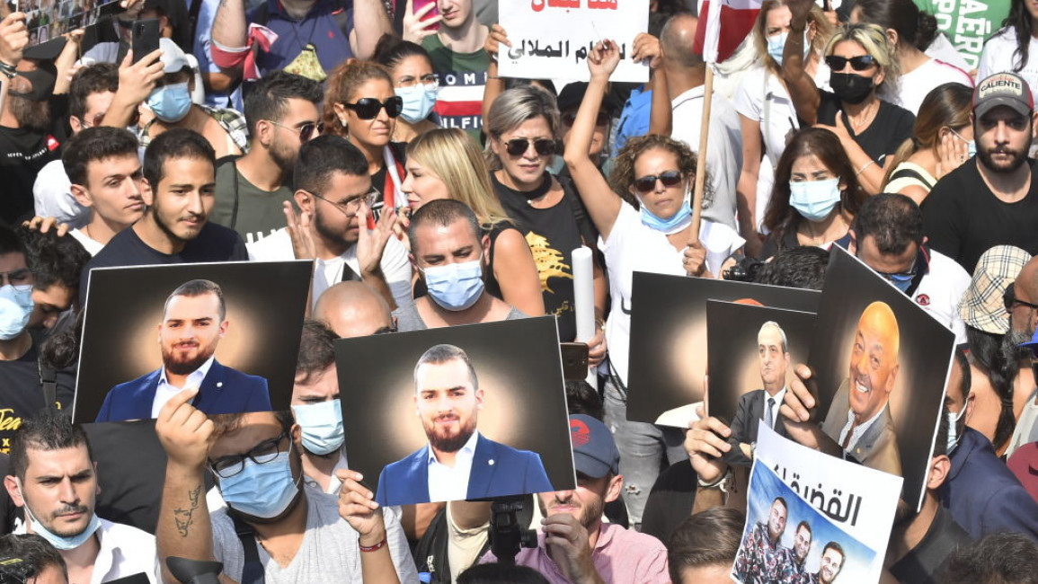 protests in Lebanon 