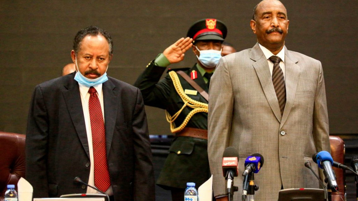 Relations have recently deteriorated between Prime Minister Abdulla Hamdok (left) and General Abdel Fattah Burhan (right) [Getty]