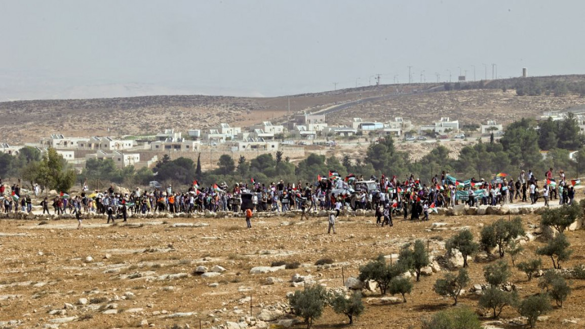 Palestine water march