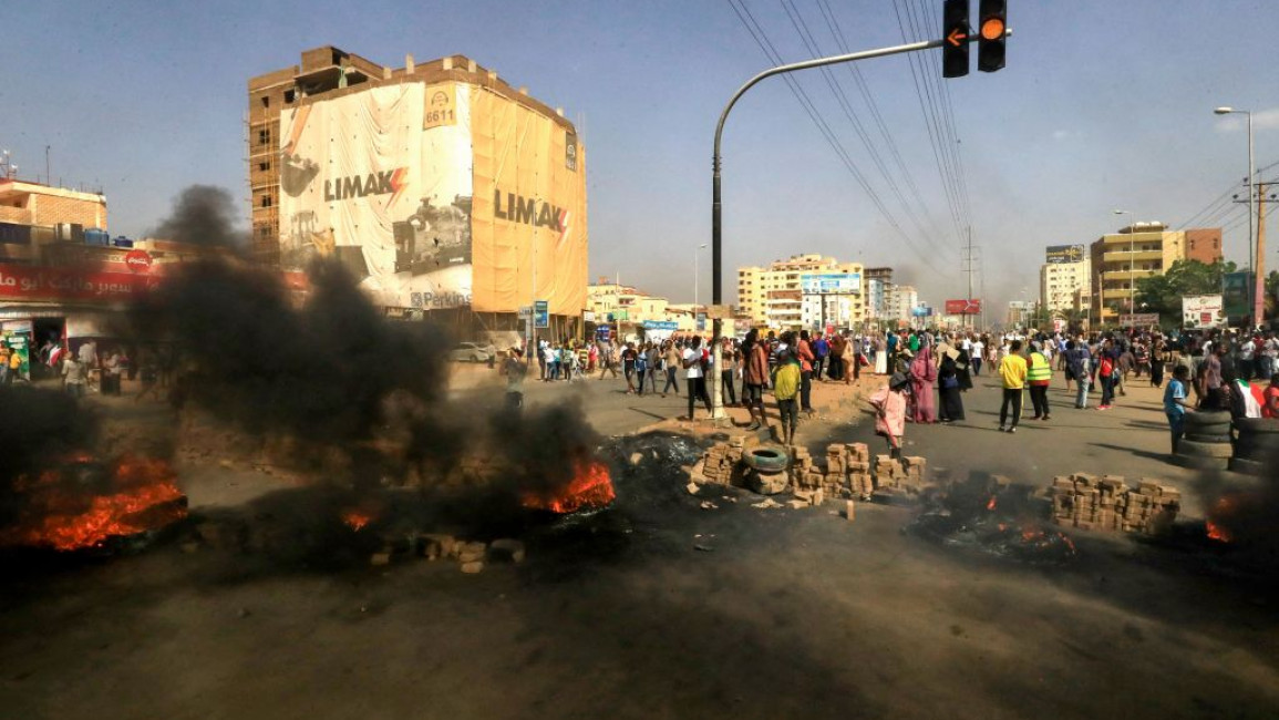 Sudanese protestors