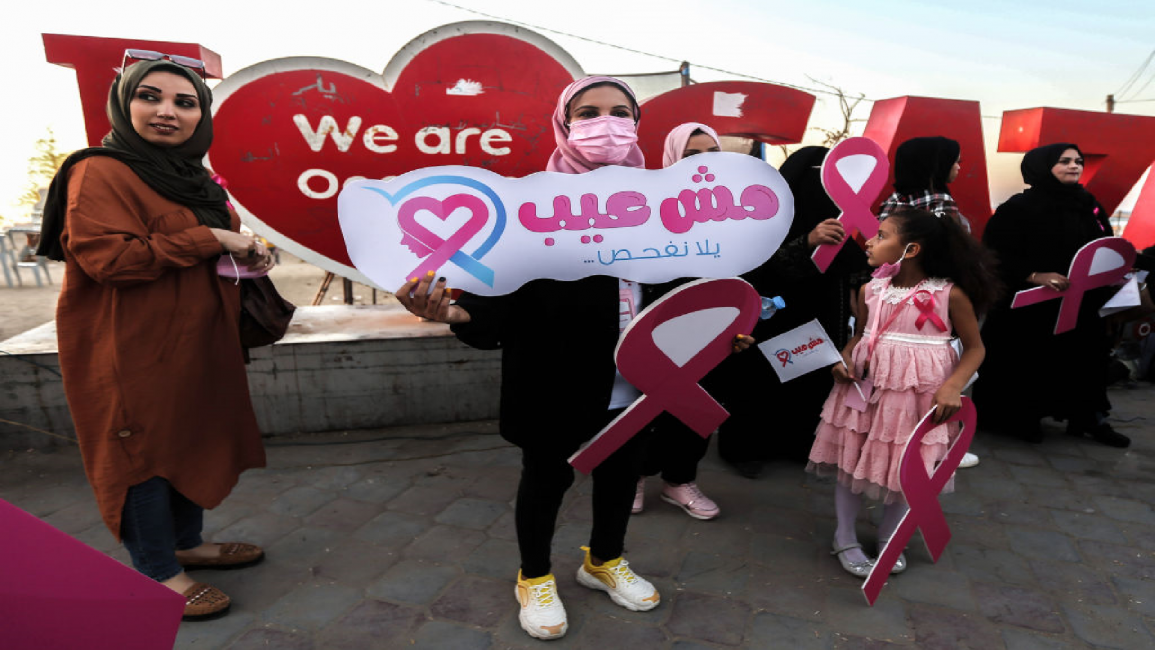 Gaza breast cancer awareness