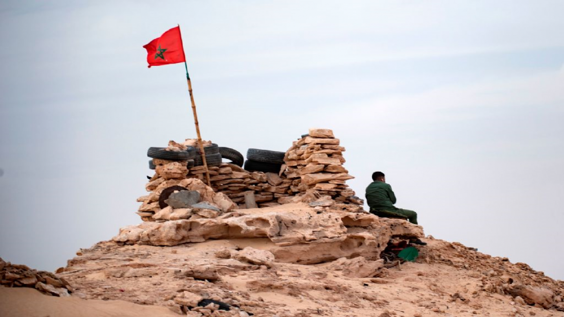 Moroccan soldier in Western Sahara