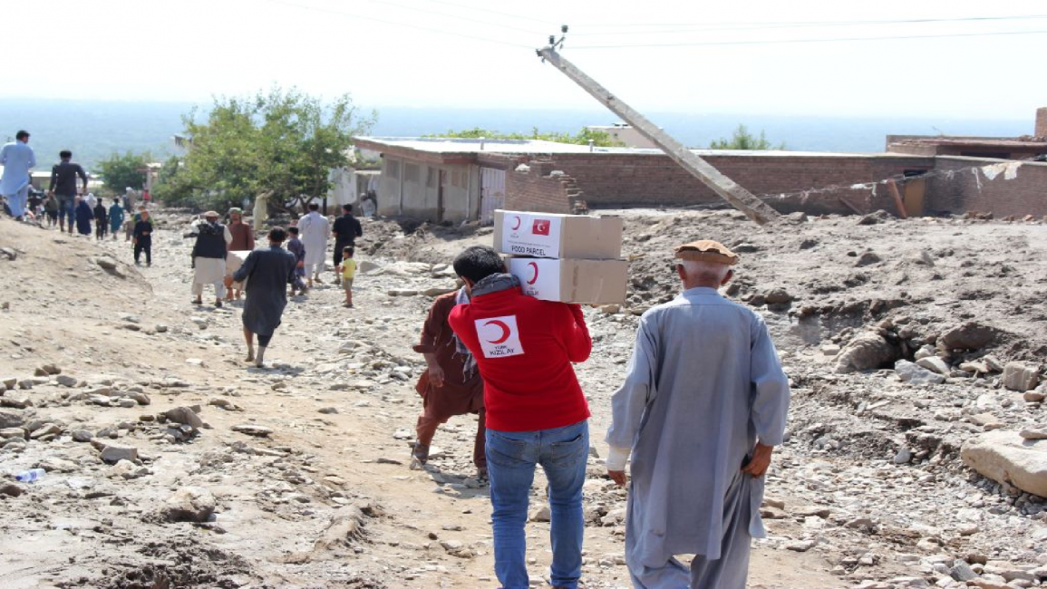 Turkish Red Crescent delivers aid in Afghanistan