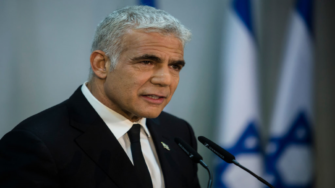 Israel foreign minister Yair Lapid