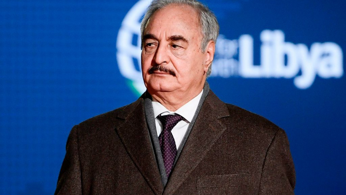 Khalifa Haftar (pictured) and his son Saddam have ambitions to lead Libya's next government [Getty]