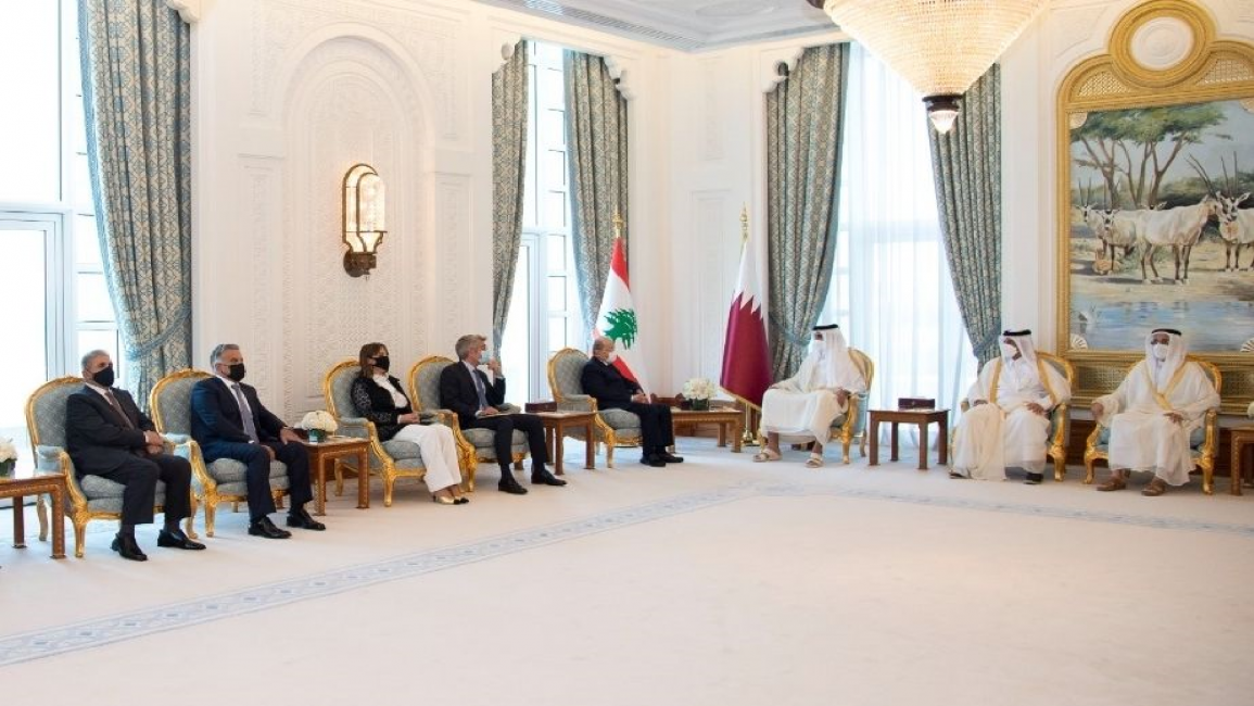 Lebanese presidential delegation visits Qatar