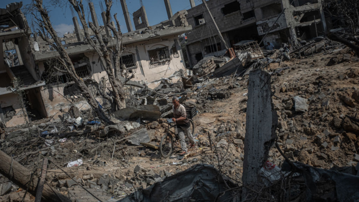 Gaza bombardment -- getty