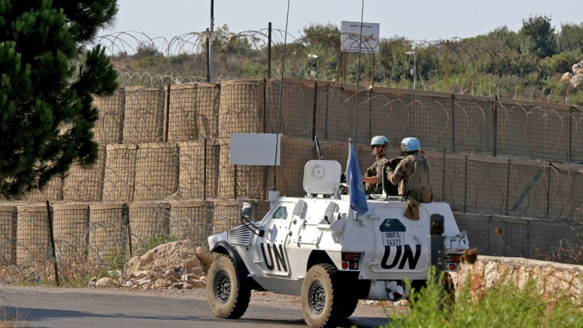 UNIFIL peacekeepers were attacked in a southern Lebanese town [Getty]