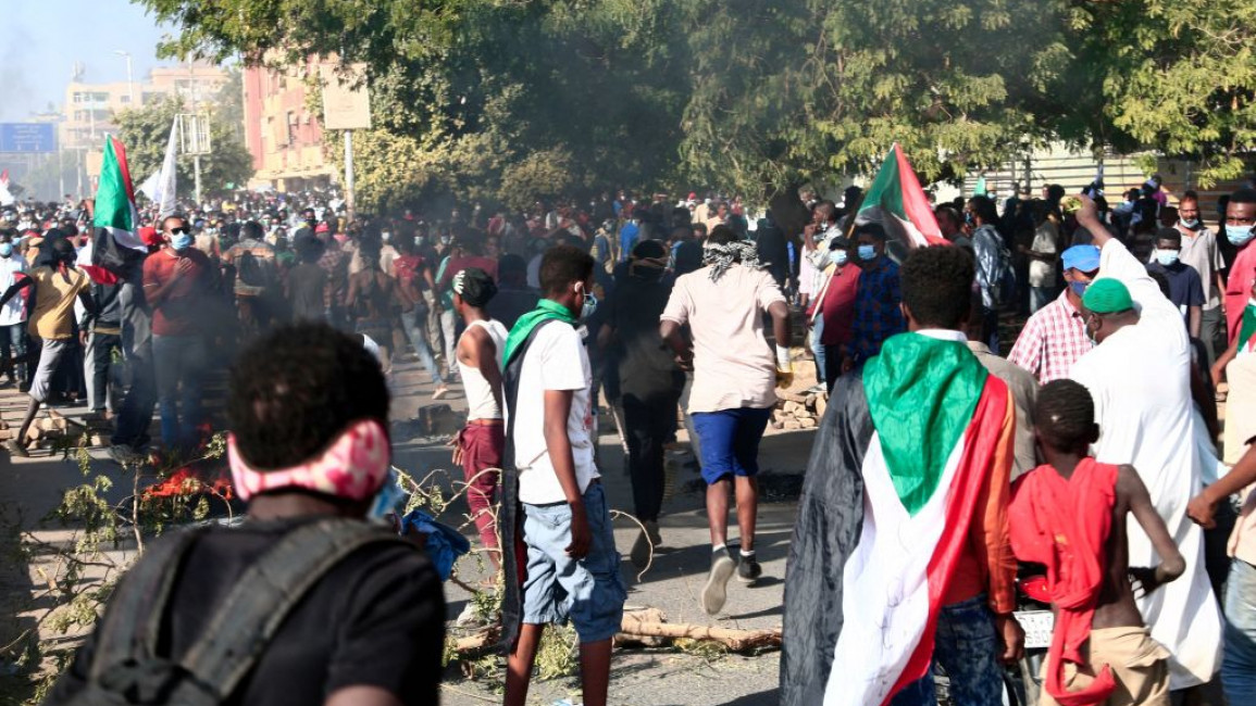 Sudan Coup protests 