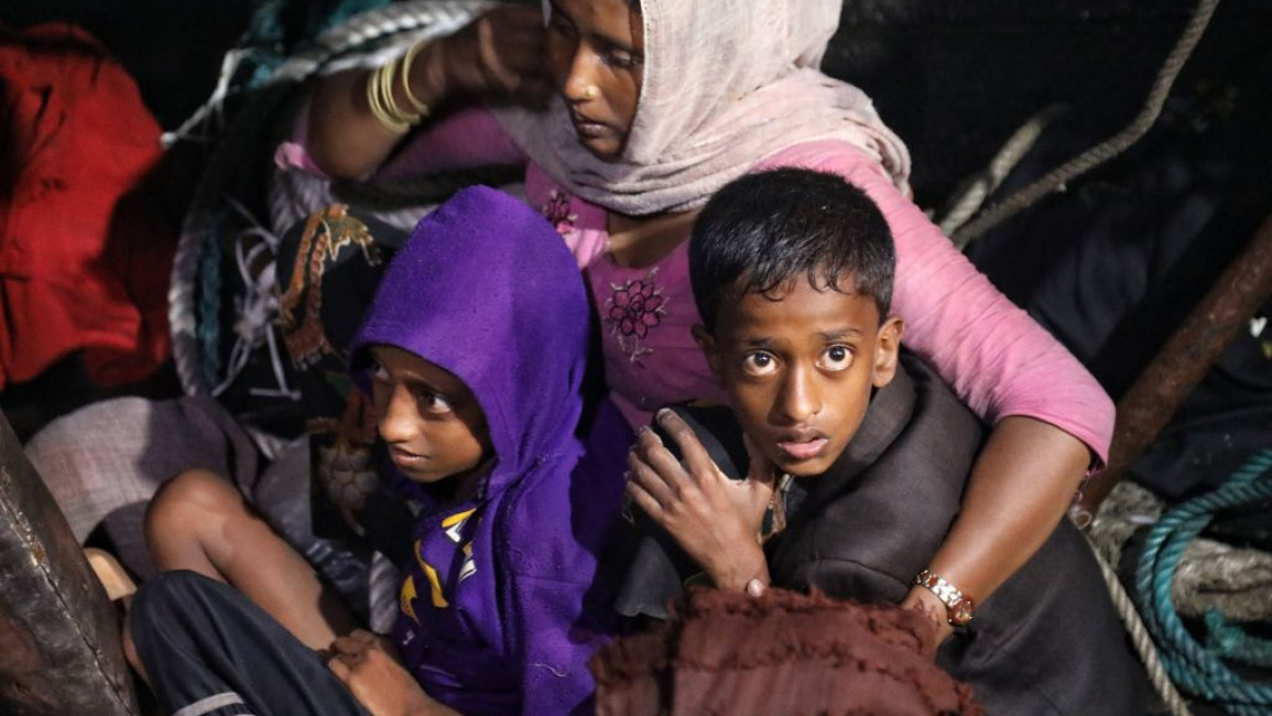 The Rohingya refugees were rescued following protests [Getty]
