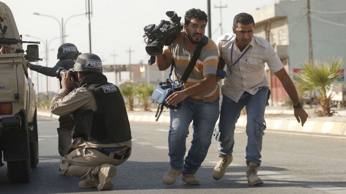 Iraq journalists Anadolu