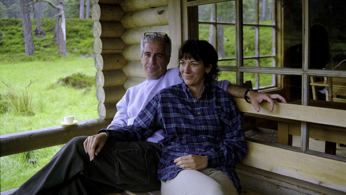 Jeffrey Epstein and Ghislaine Maxwell at the Queen's Balmoral residence in Scotland