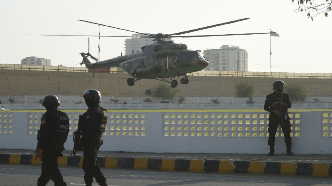 Pakistani army helicopter