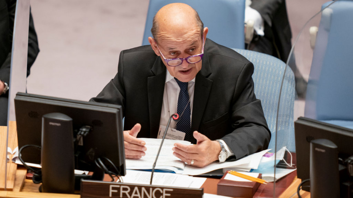Foreign Minister Jean-Yves Le Drian