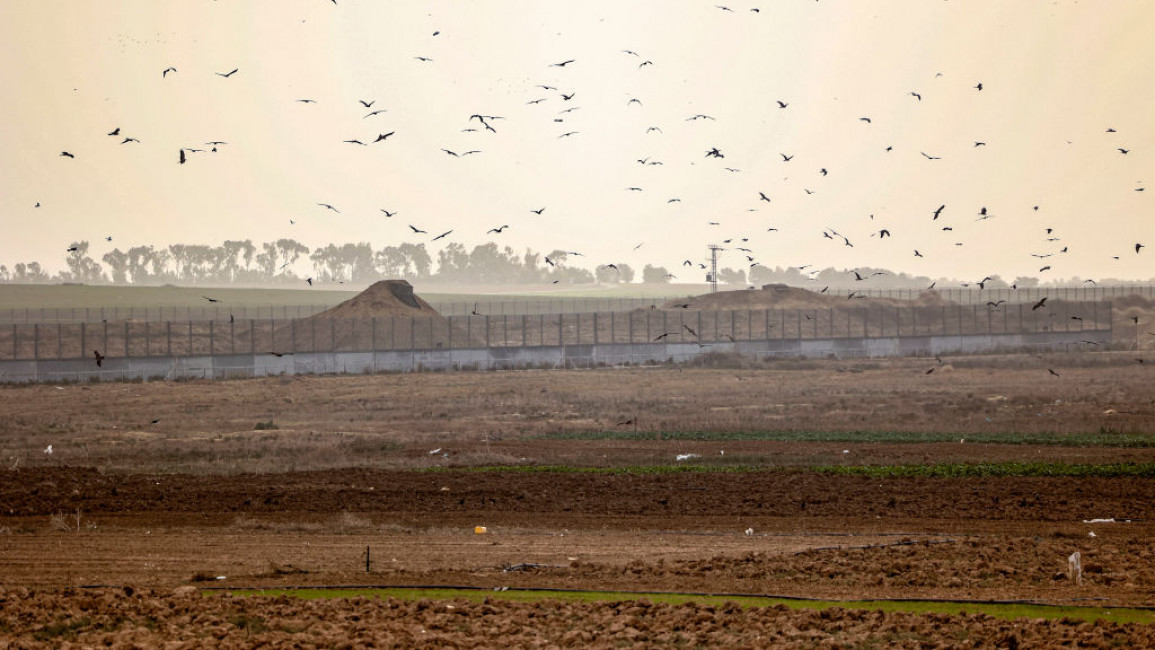 The fence around Gaza
