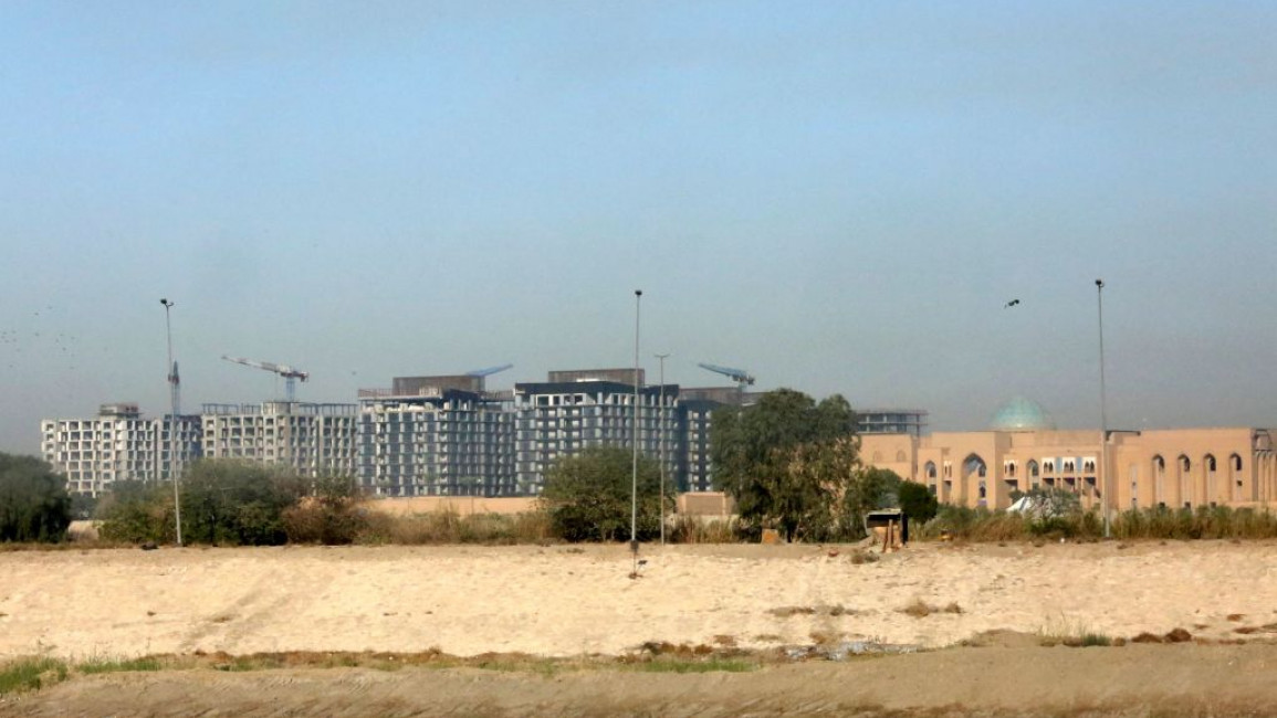 The rockets hit the heavily fortified Green Zone in Baghdad, which houses the US embassy [Getty]