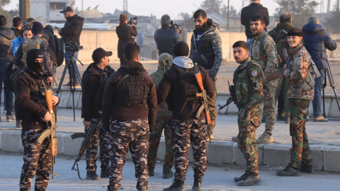 SDF forces said they had retaken control of Ghwayran prison [Getty]