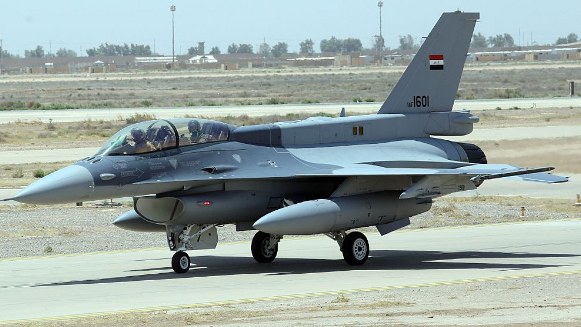 The drones attacked the Balad Air Base north of Baghdad [Getty]