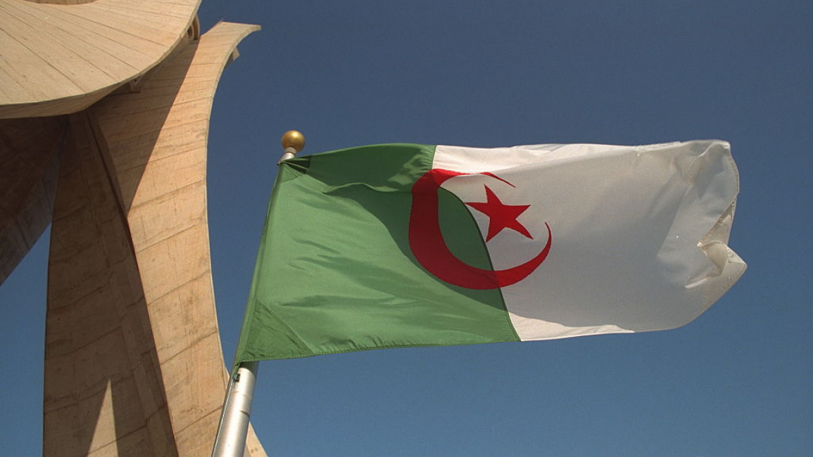 The Algerian flag