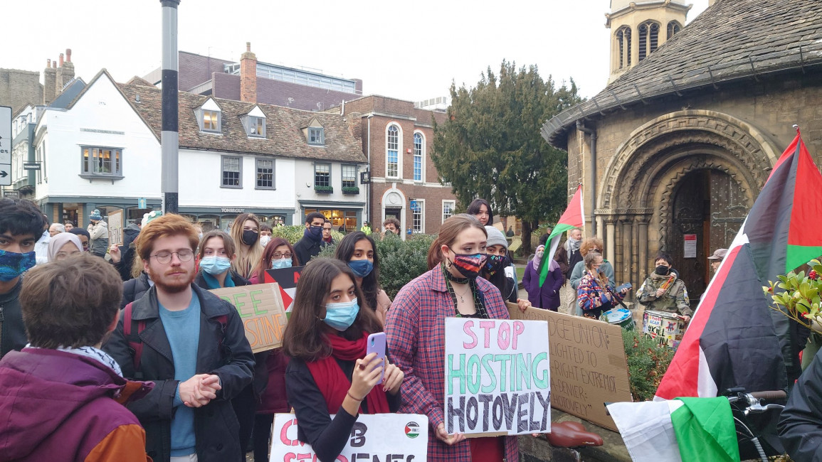Cambridge protest