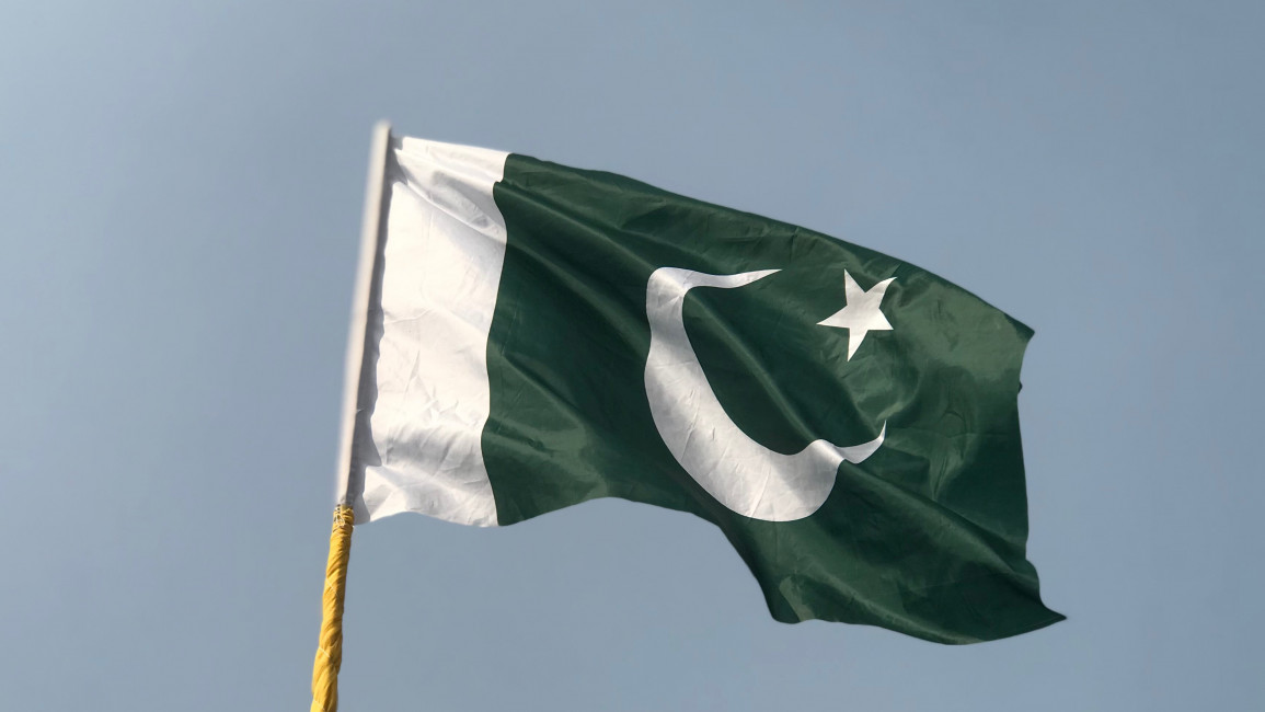 A Pakistani flag