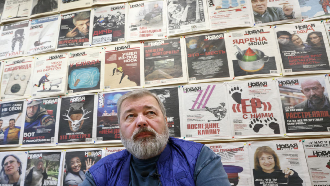 Russian journalist Novaya Gazet