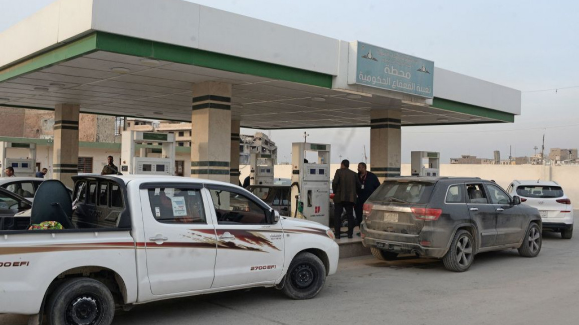 Long queues for petrol have been seen in Mosul [Getty]
