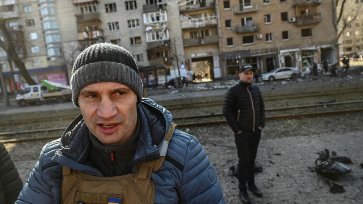 Mayor Vitaly Klitschko said that Kyiv was facing a "difficult and dangerous" 36 hours [Getty]