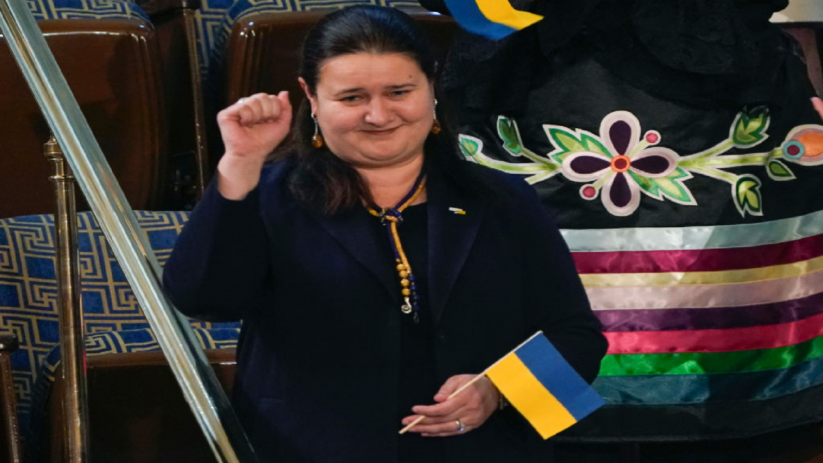 Ukraine ambassador to the US Oksana Markarova