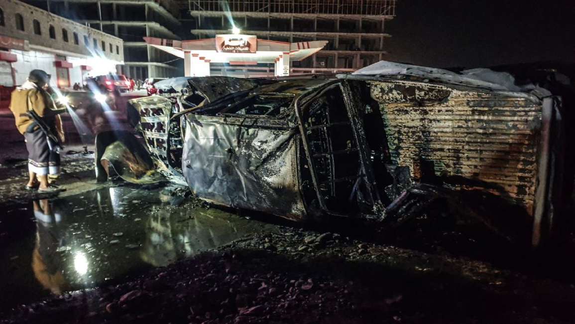 Car bombing in Aden, Yemen